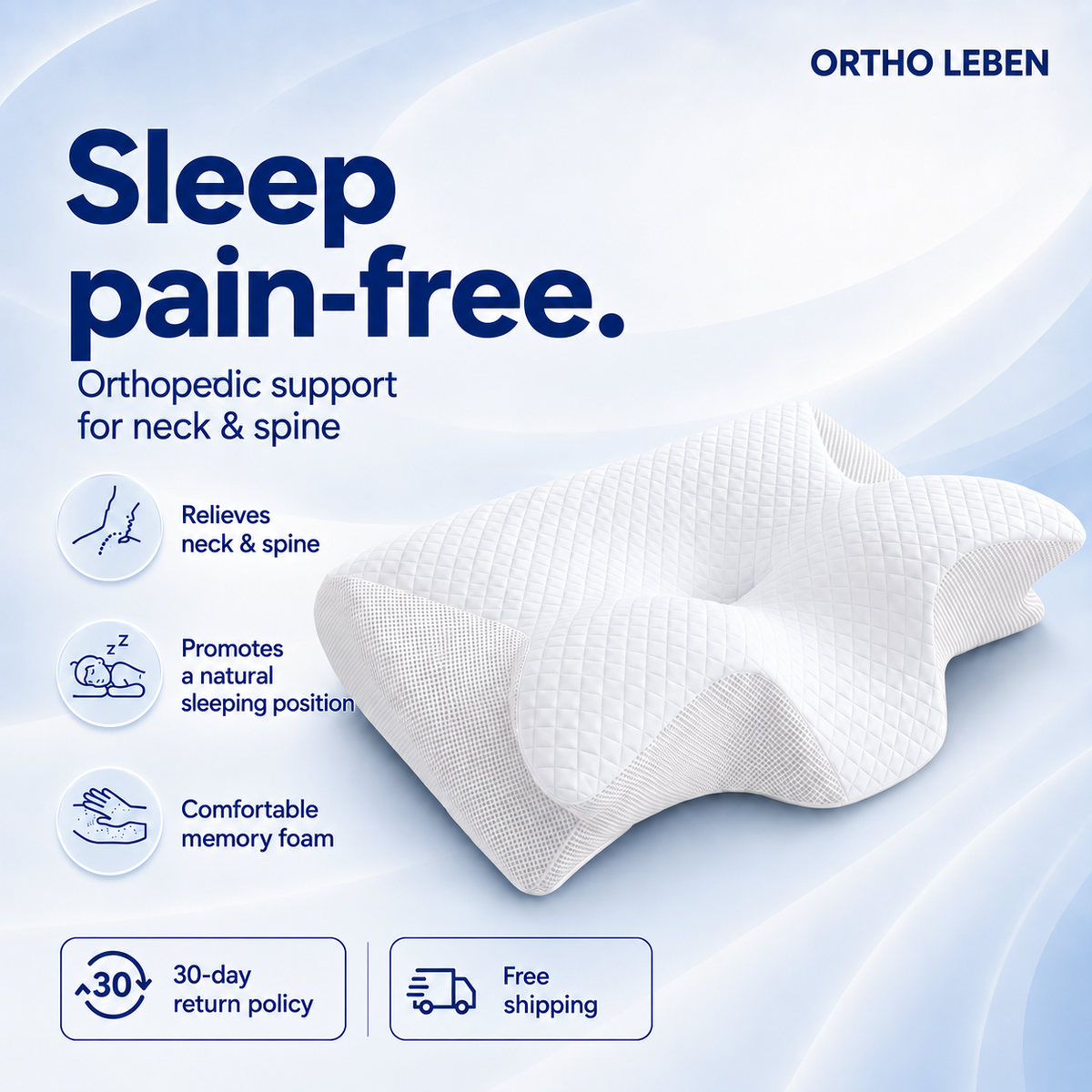 ErgoSleep Memory Kissen