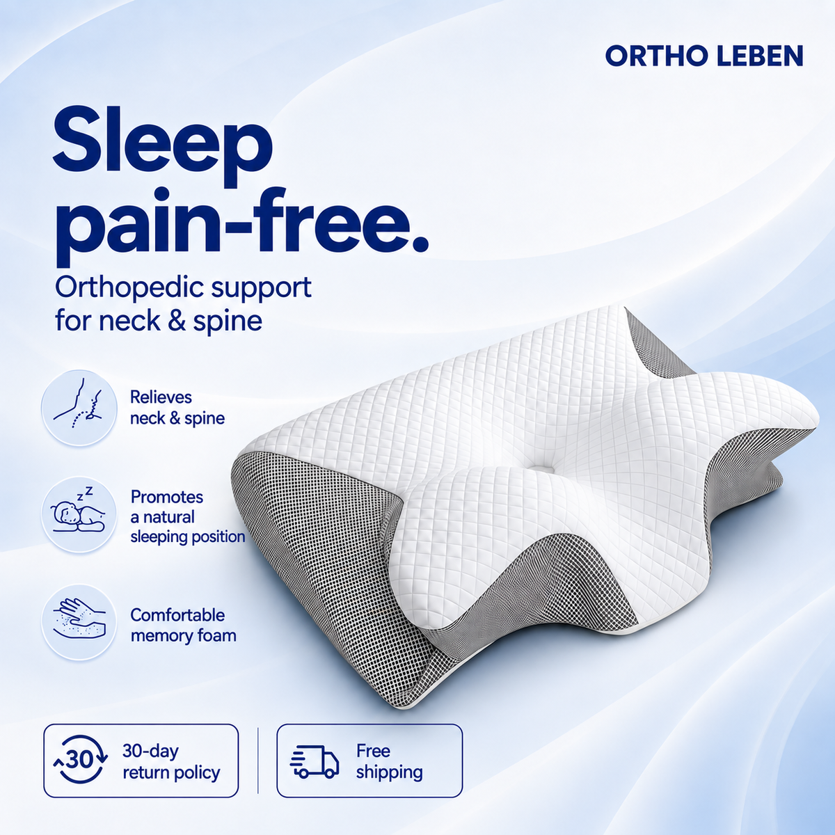 ErgoSleep Memory Kissen