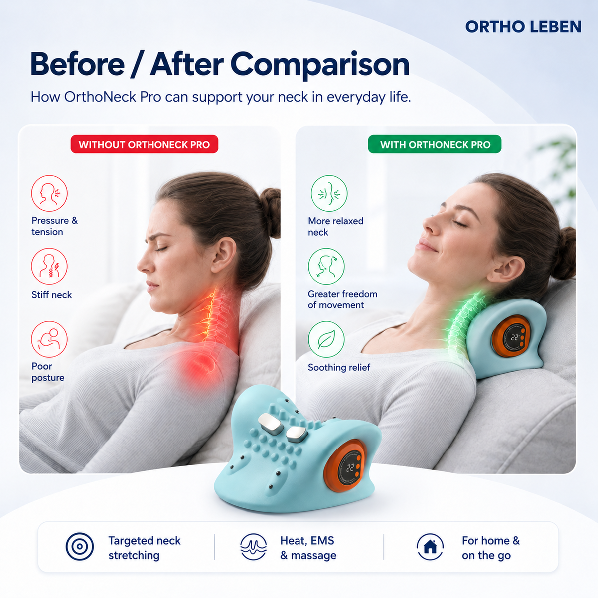 OrthoNeck Pro - Nackendehner