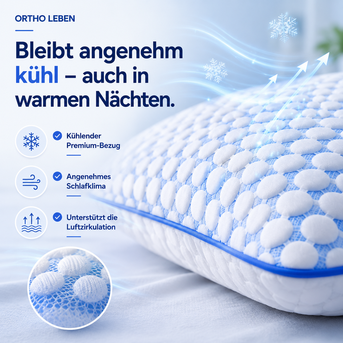 OrthoLeben CoolSleep Memory Kissen