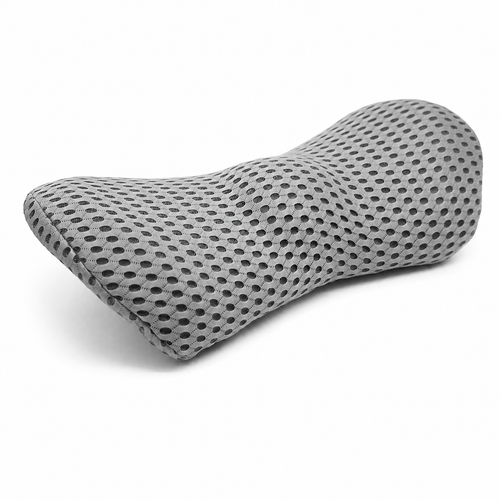 Lendenstützkissen aus Memory Foam in Hellgrau